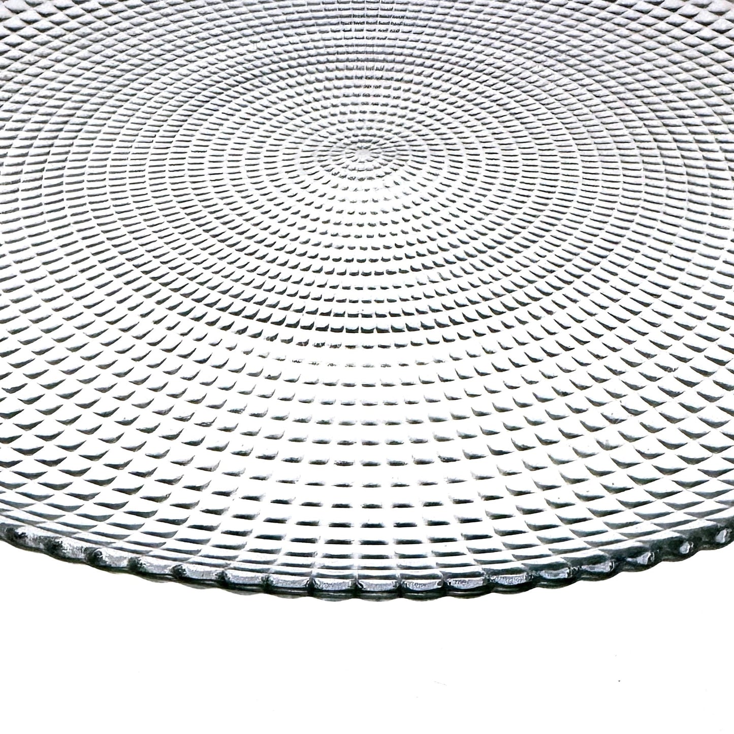 HELIOS Glass Dinner Plate Set