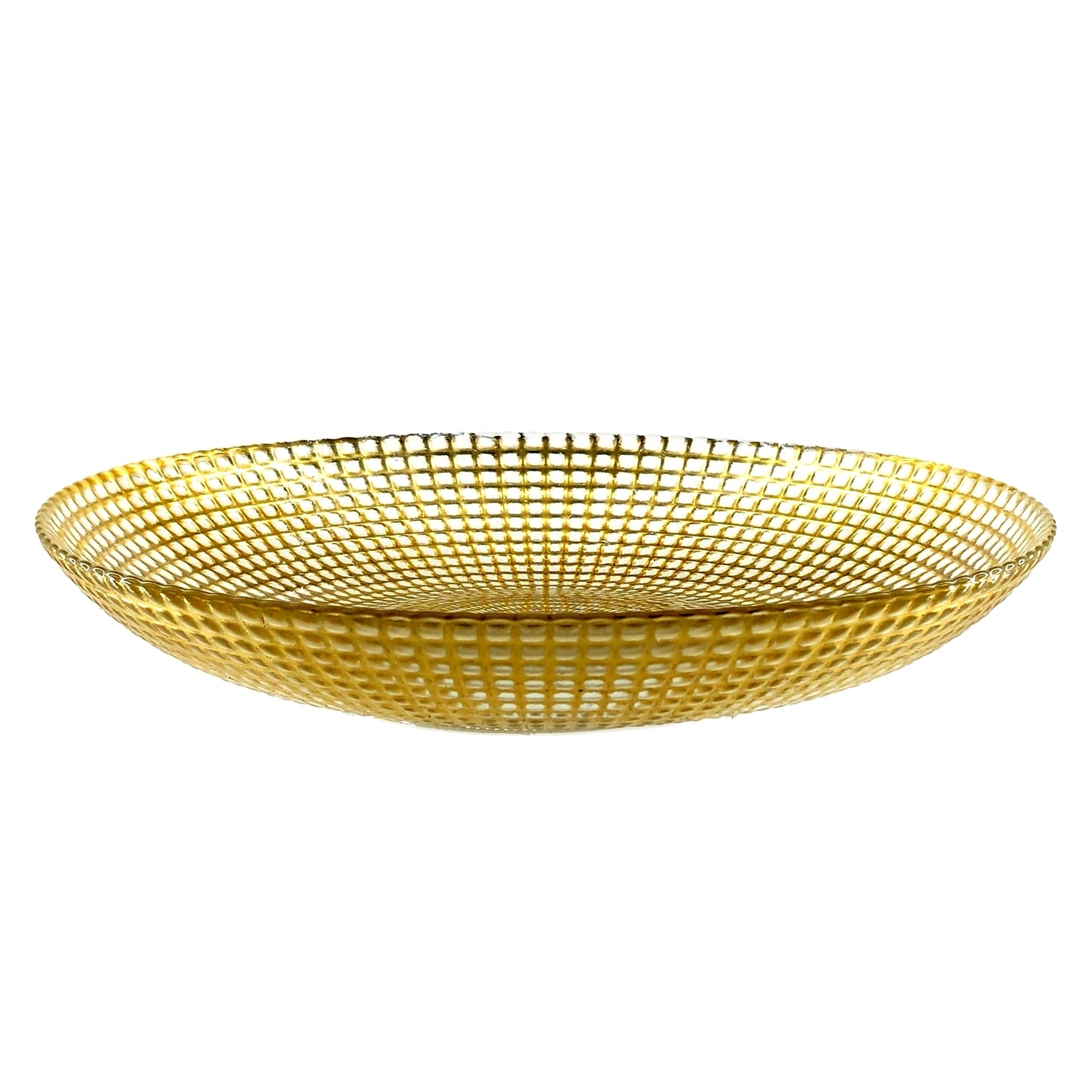 HELIOS Gilded Glass Soup Plate