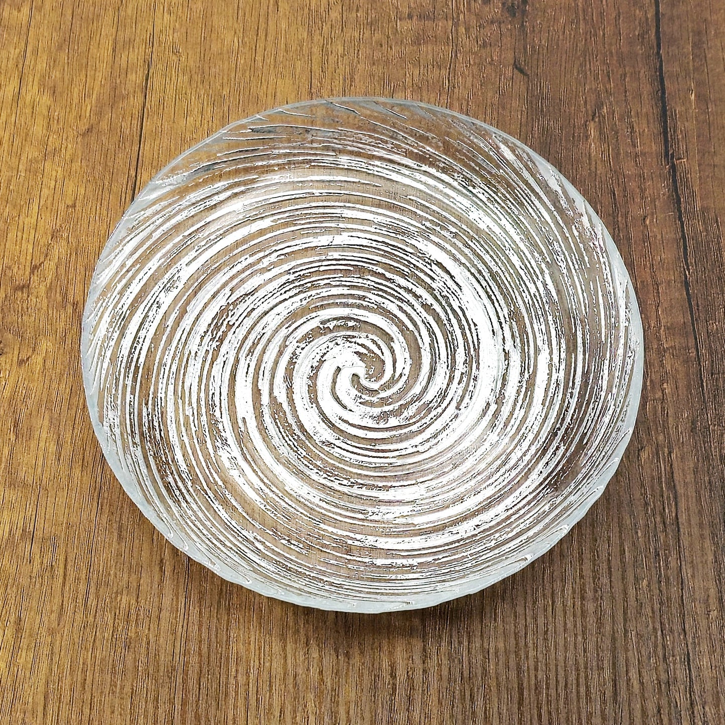 VOLUTE Gilded Glass Salad Plate