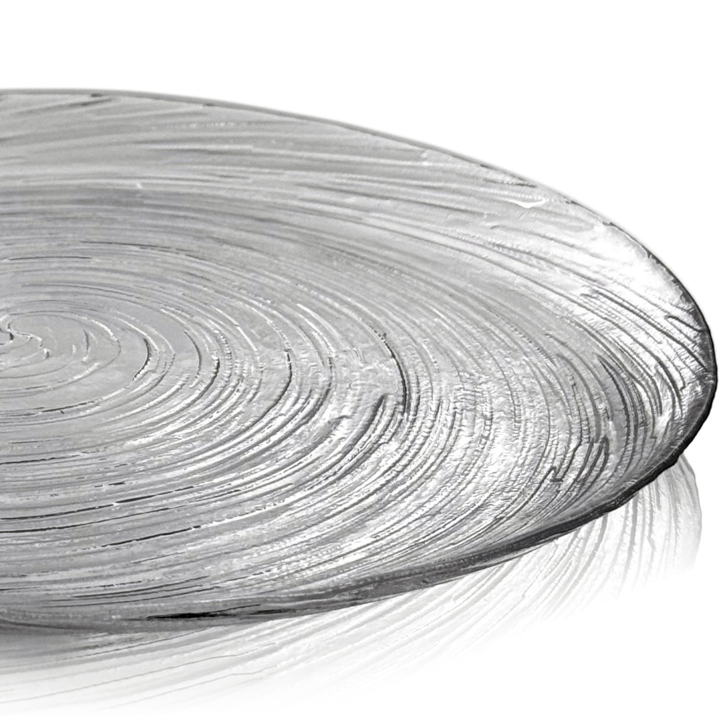 VOLUTE Glass Dinner Plate Set