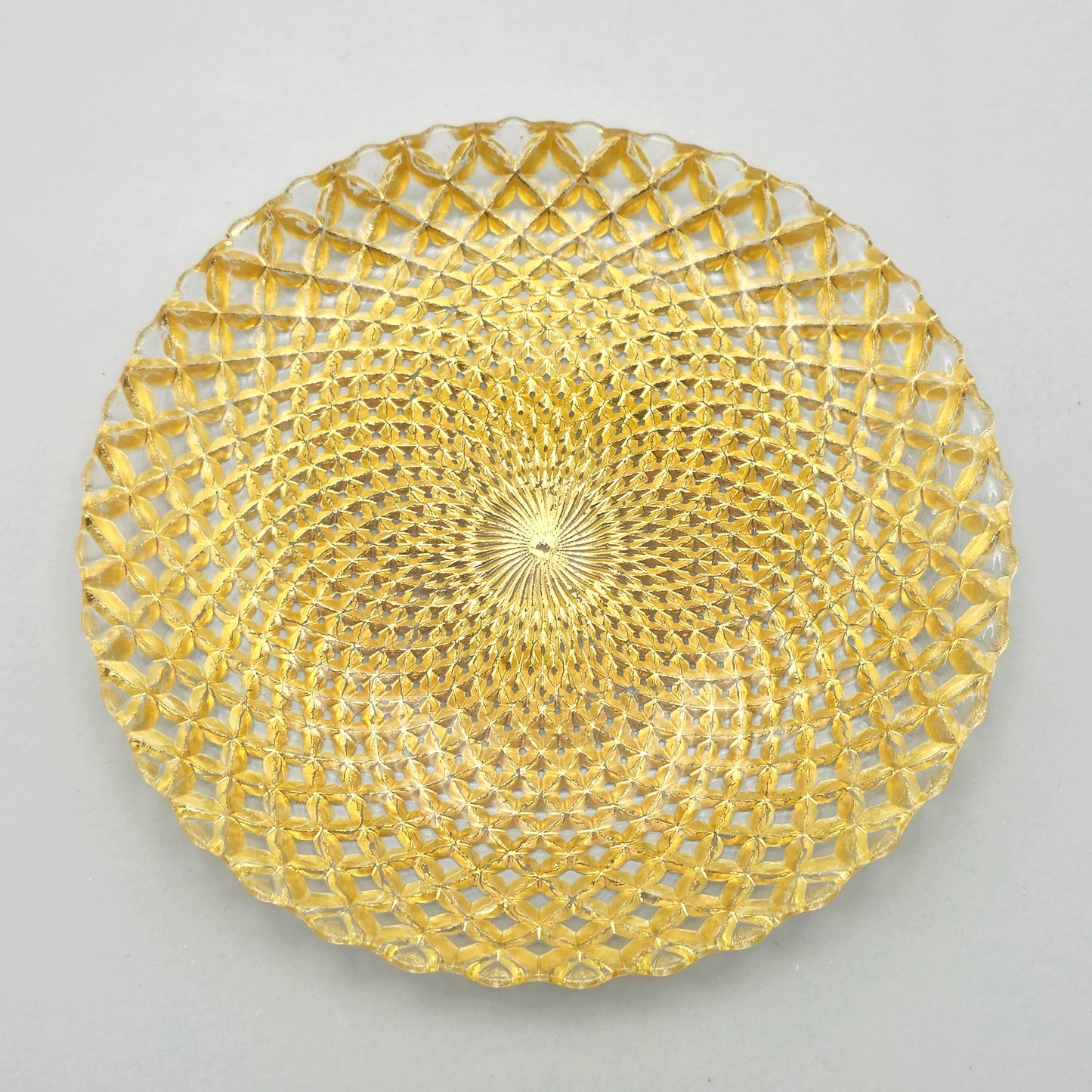 PAVO Gilded Glass Salad Plate