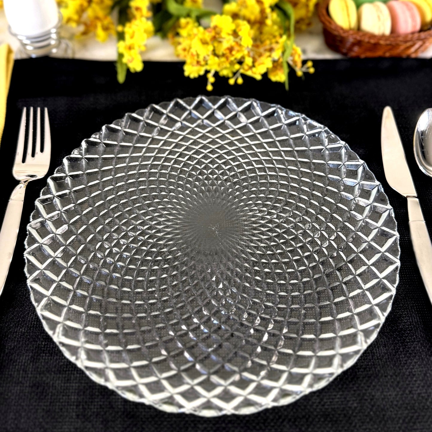 PAVO Glass Dinner Plate Set