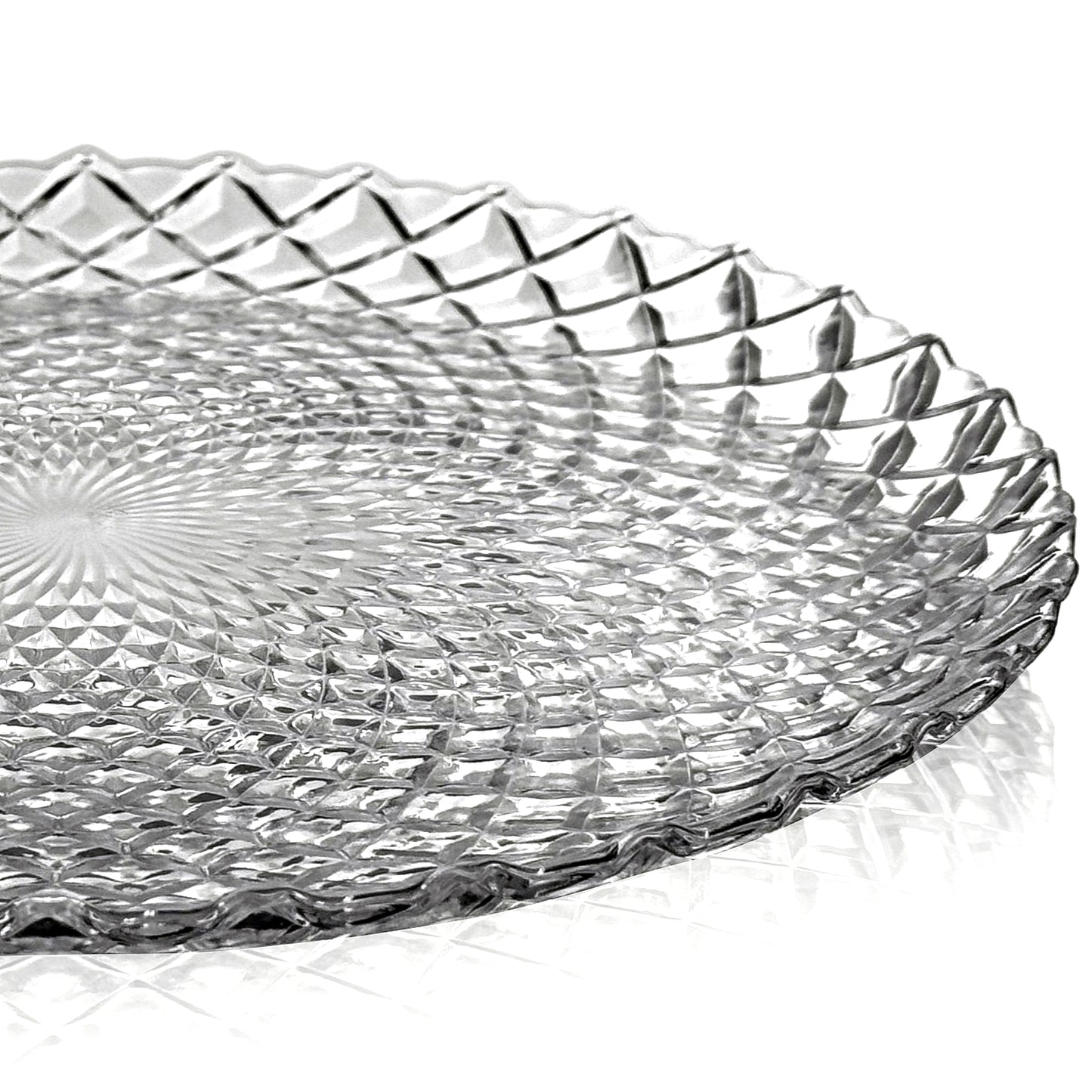 PAVO Glass Dinner Plate Set