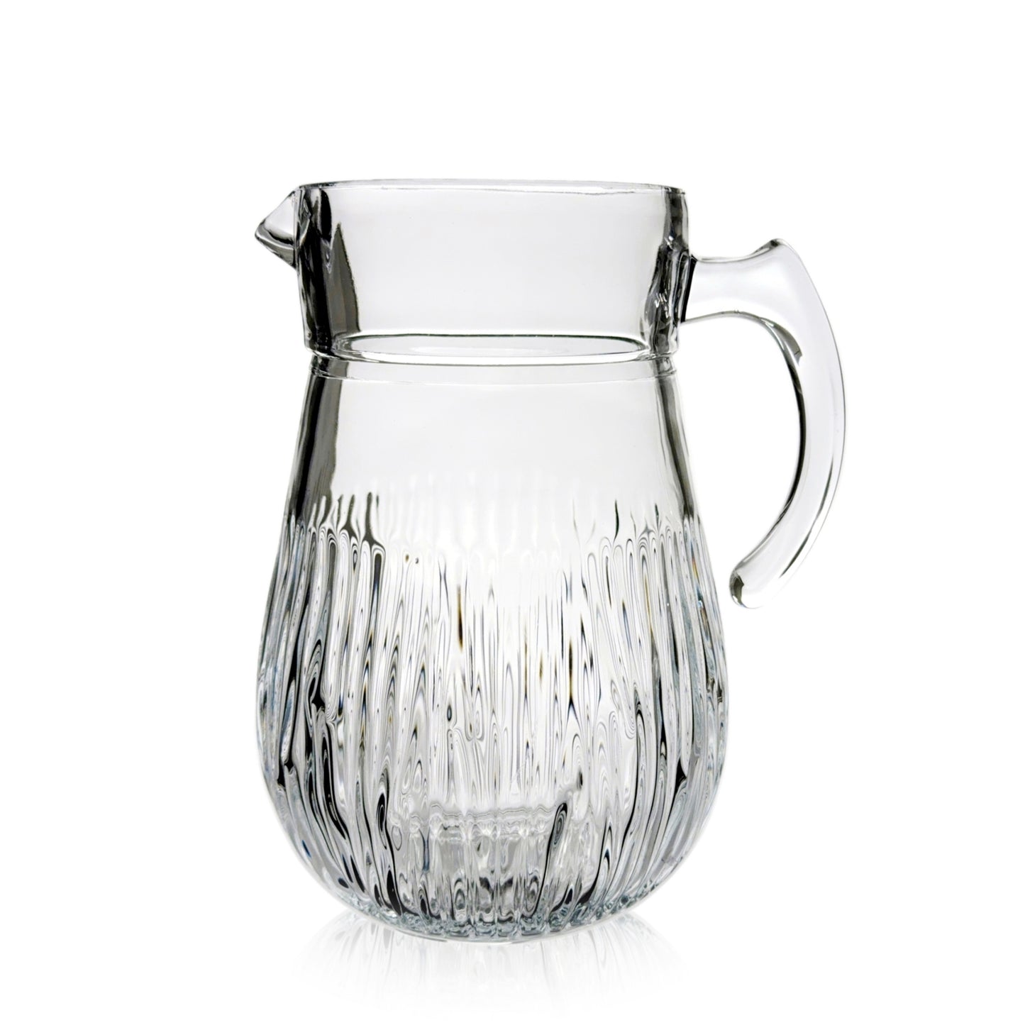 CASCATA Glass Entertaining Set 6 Glasses and Pitcher