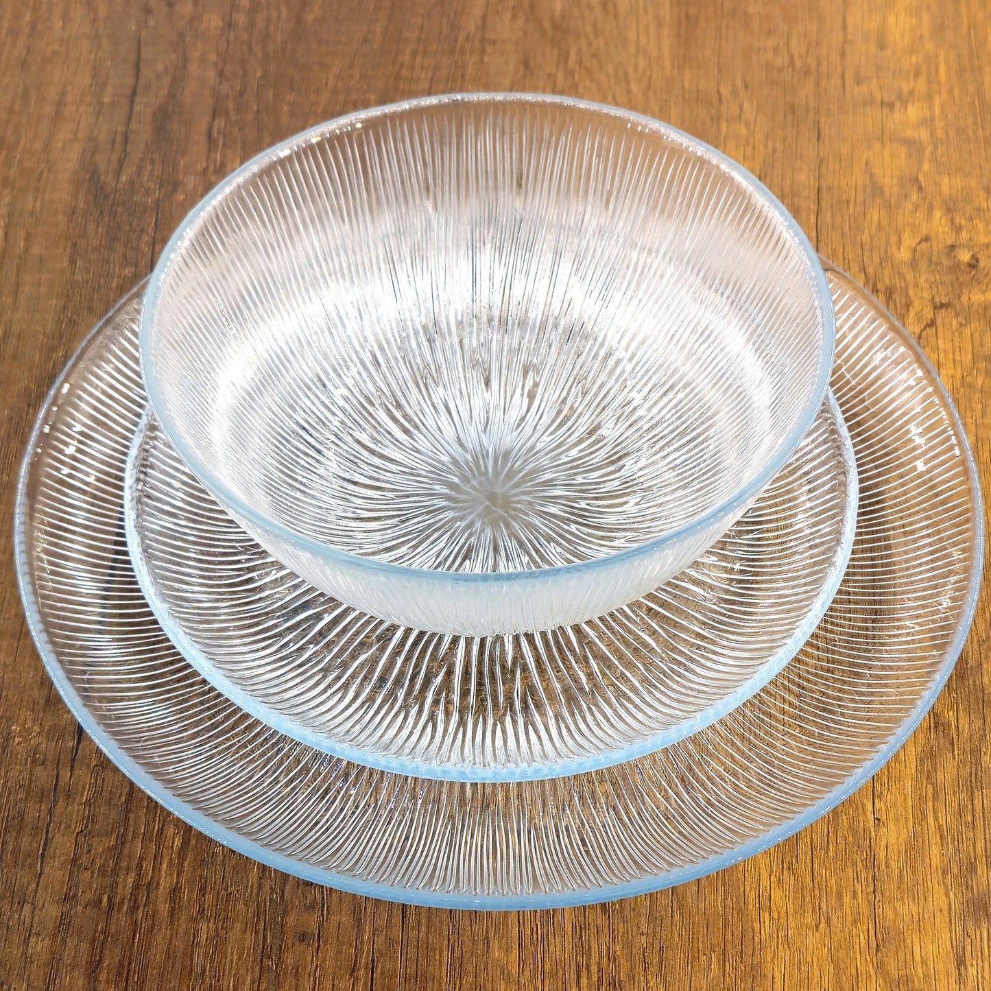 CASCATA 12 pcs. Glass Dinnerware Set
