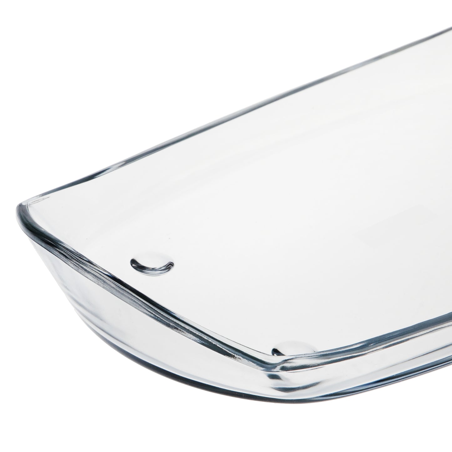 PRIMA Oblong 14.5" Glass Tray