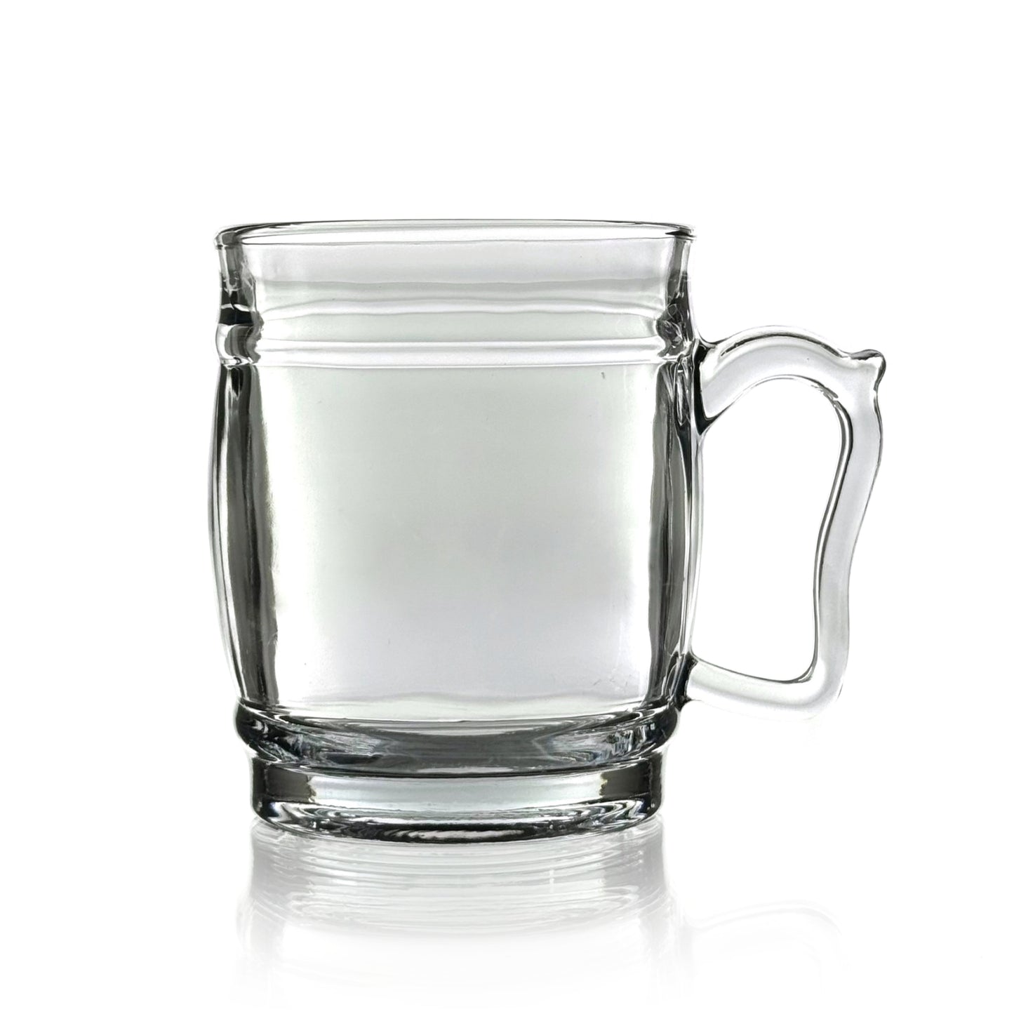 CASK Set/4 13 oz Round Glass Mug