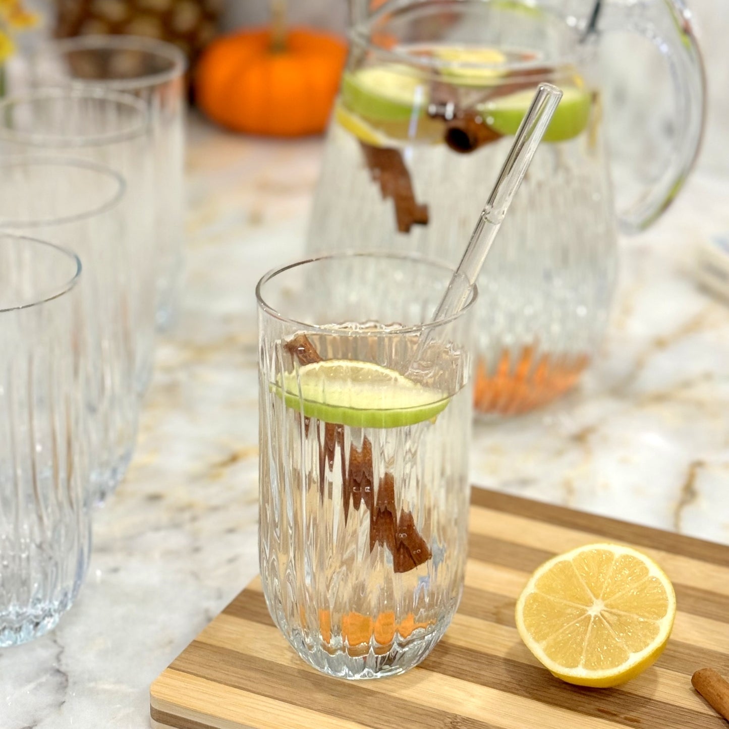 CASCATA 14 oz Glass Tumbler Set