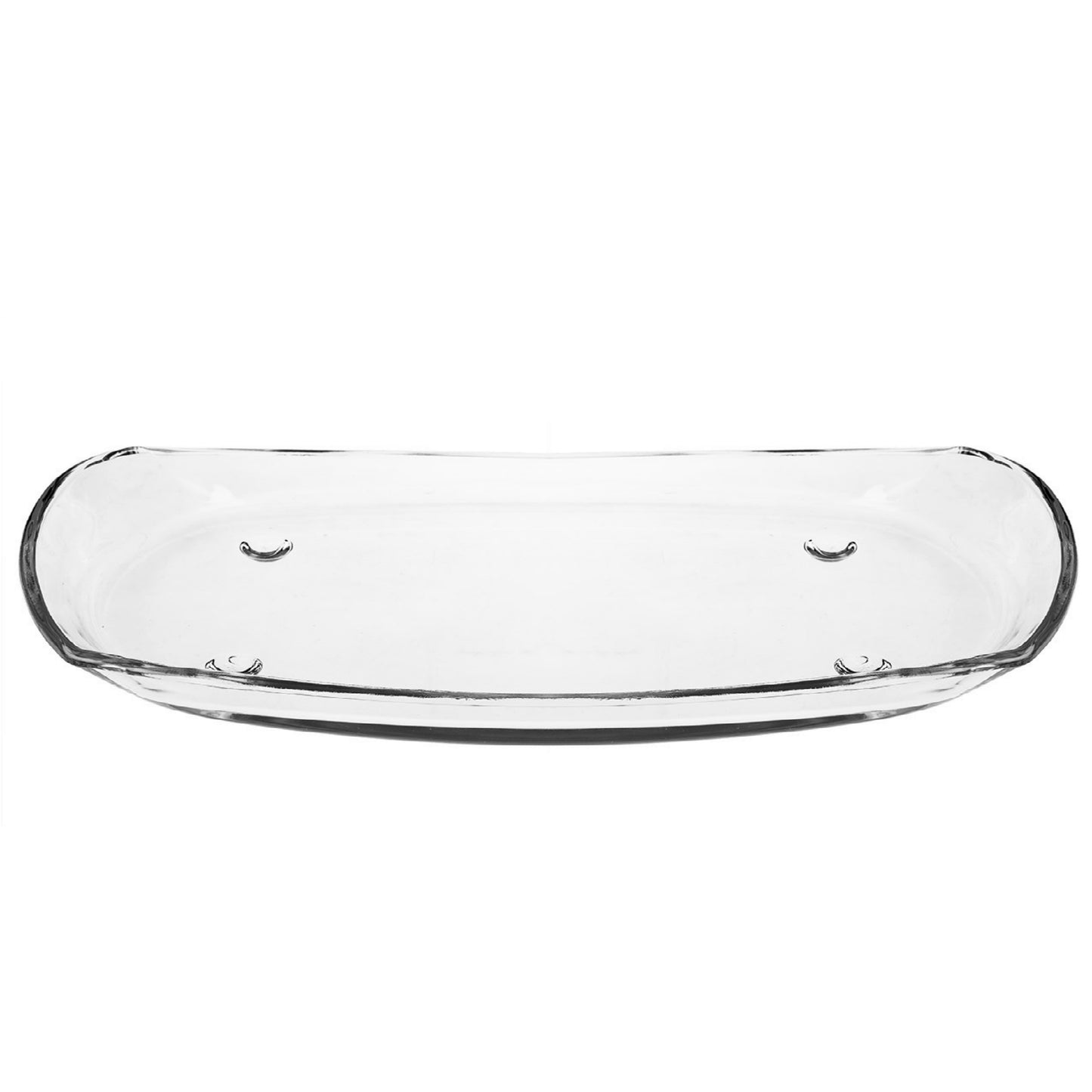PRIMA Oblong 14.5" Glass Tray