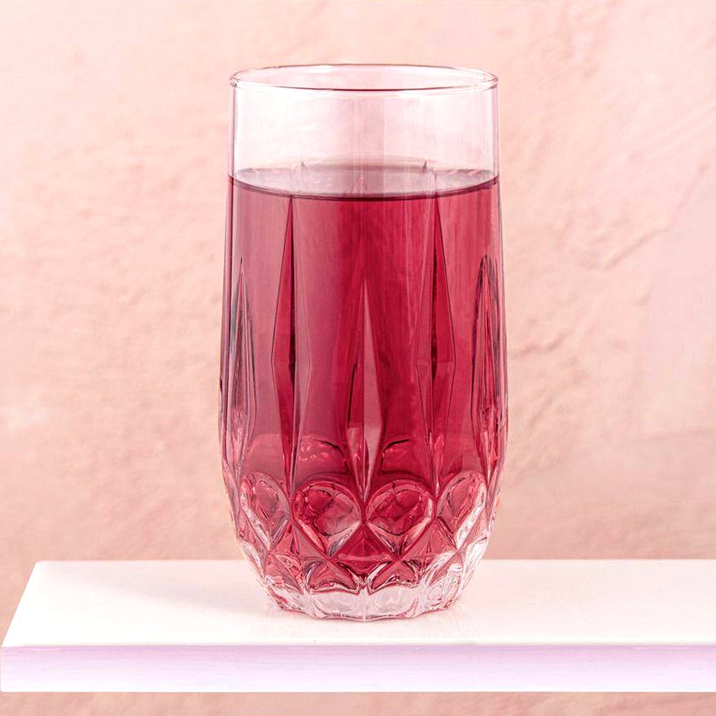 FIORA 14 oz Glass Tumbler Set