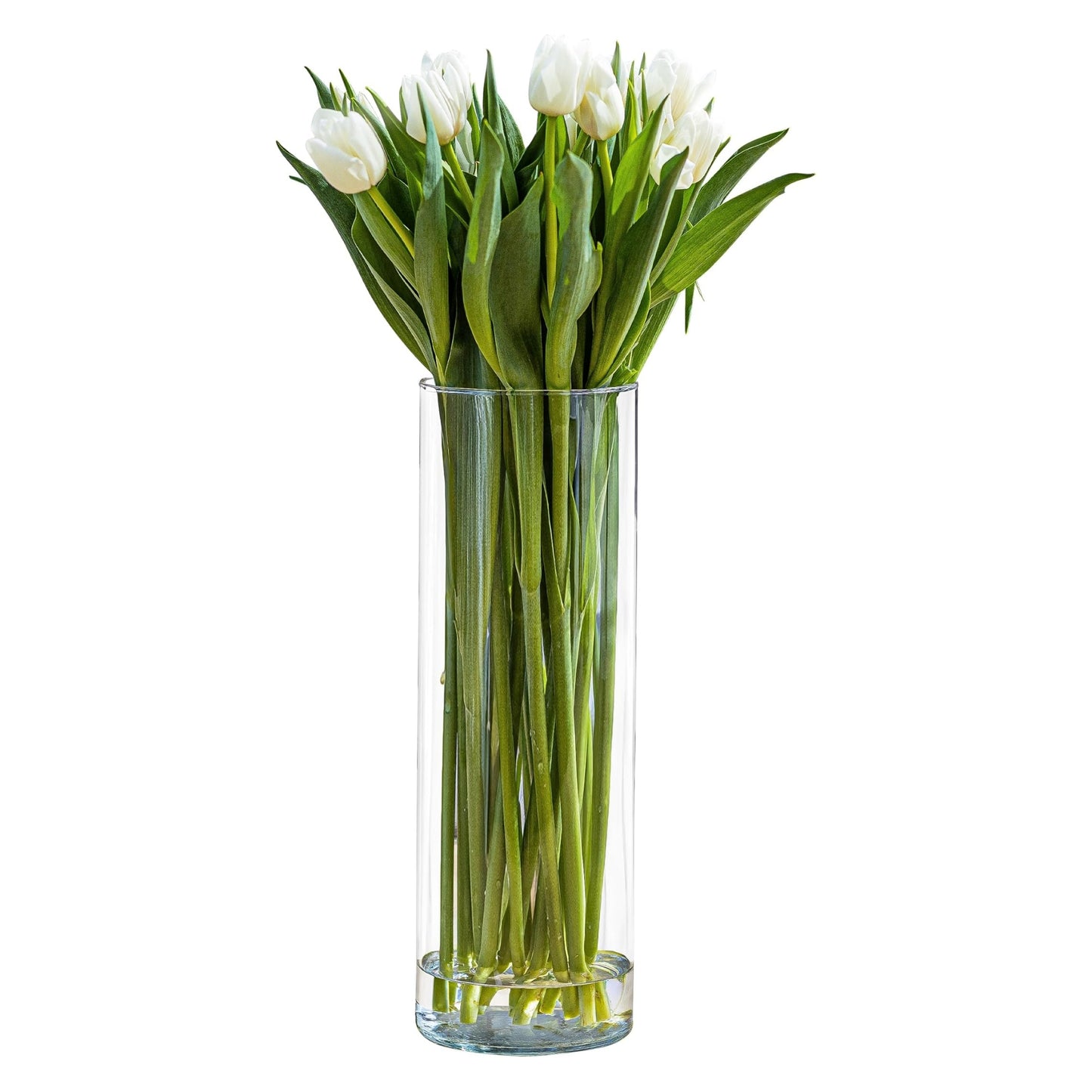 FLORA 12" Glass Cylinder Vase