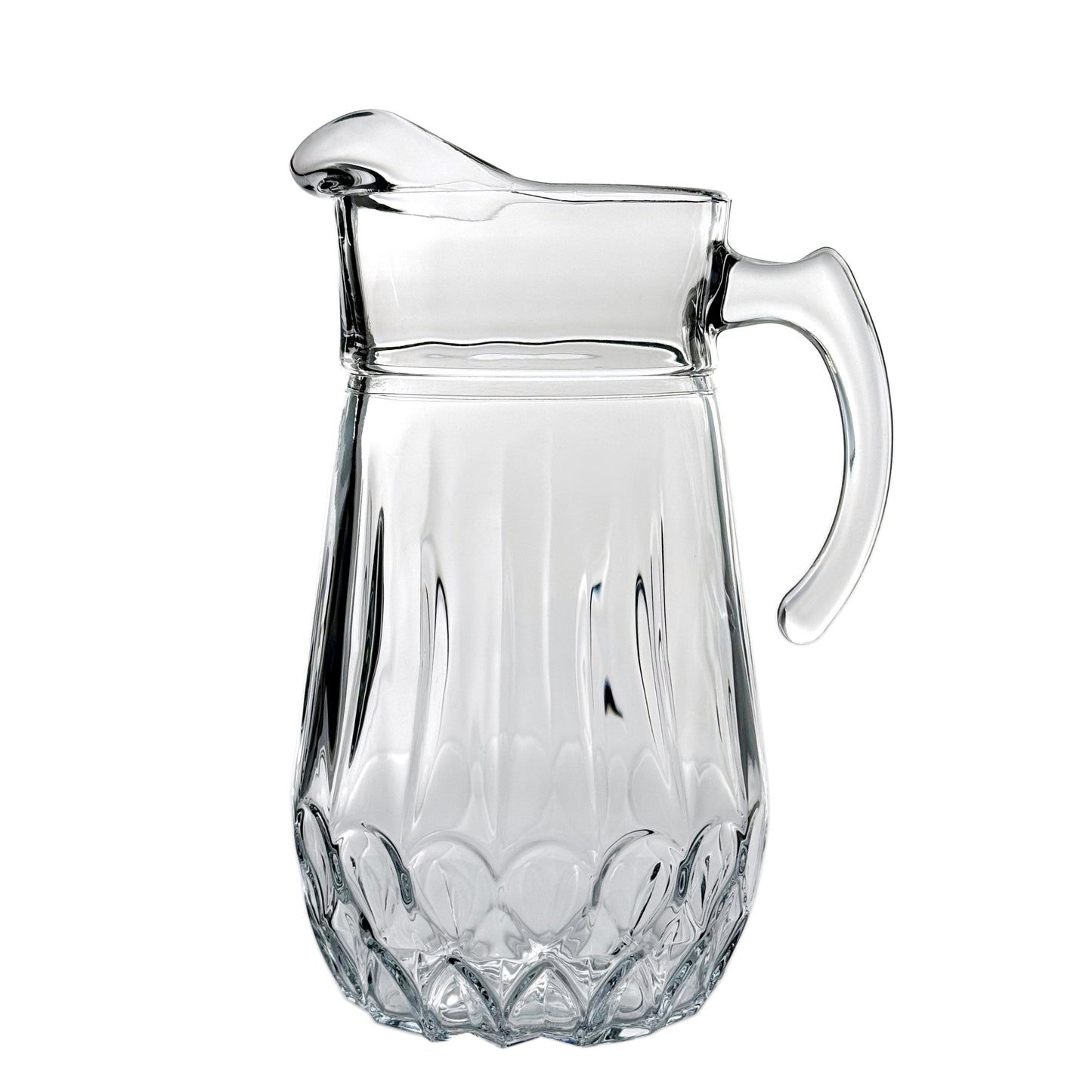 FIORA Glass Entertaining Set 6 Glasses and Pitcher