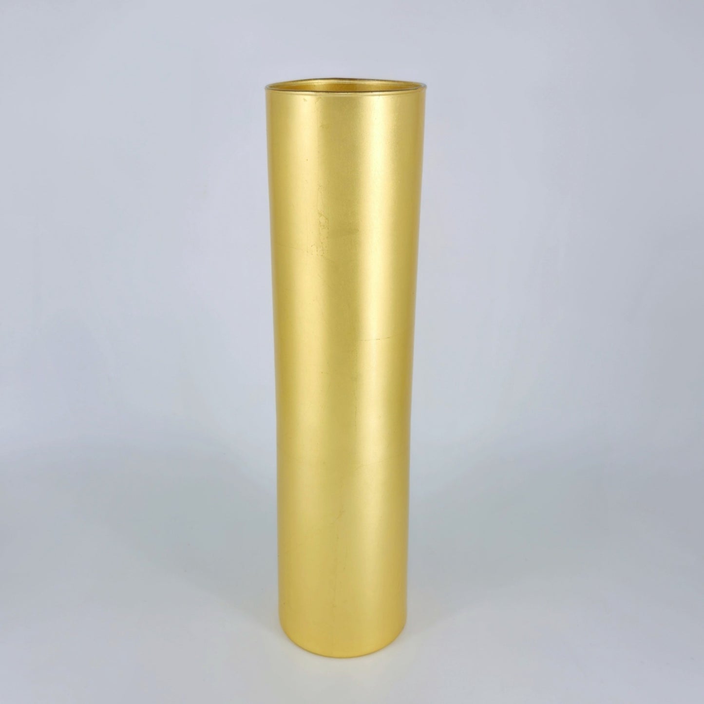 FLORA 16" Gold Gilded Glass Vase