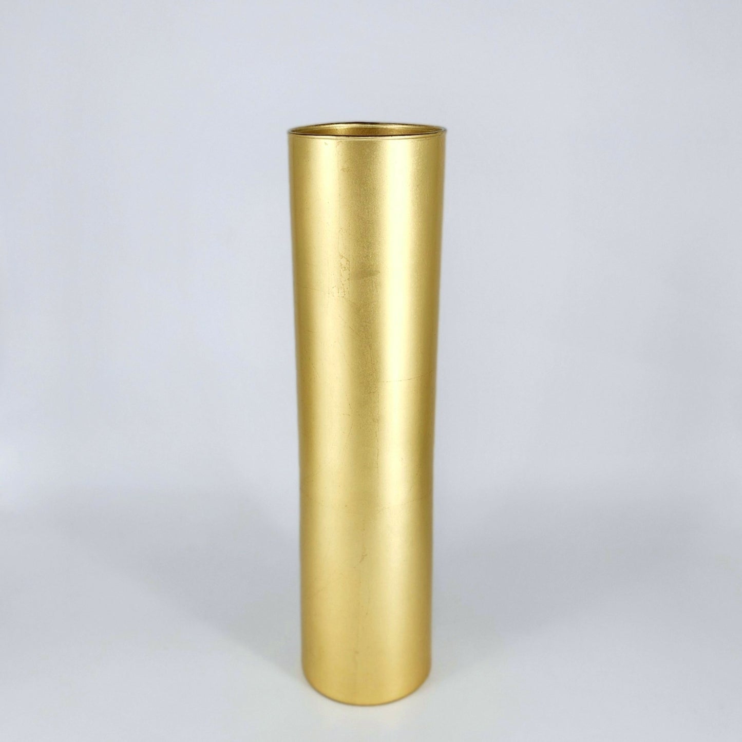 FLORA 16" Gold Gilded Glass Vase
