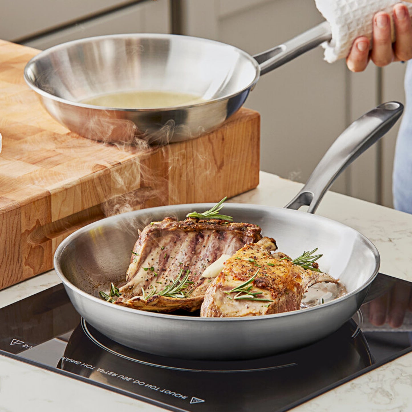 RAMART TriPly Stainless Steel 9 Pcs. Cookware Set
