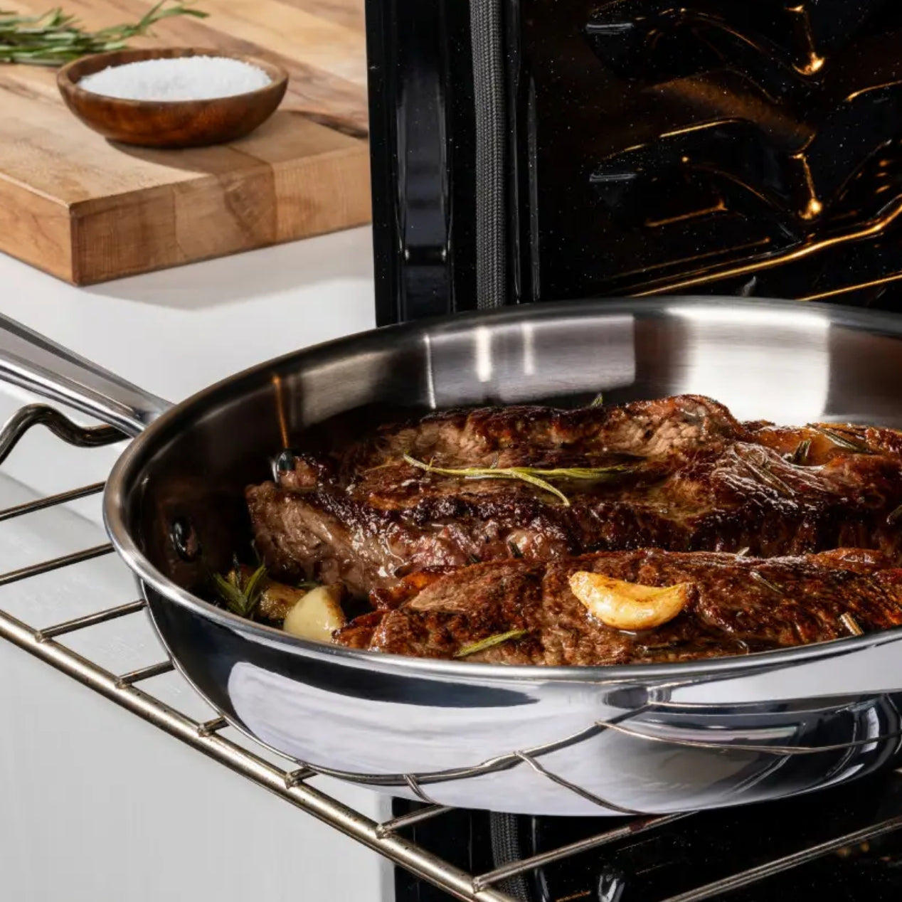 RAMART TriPly Stainless Steel 9 Pcs. Cookware Set