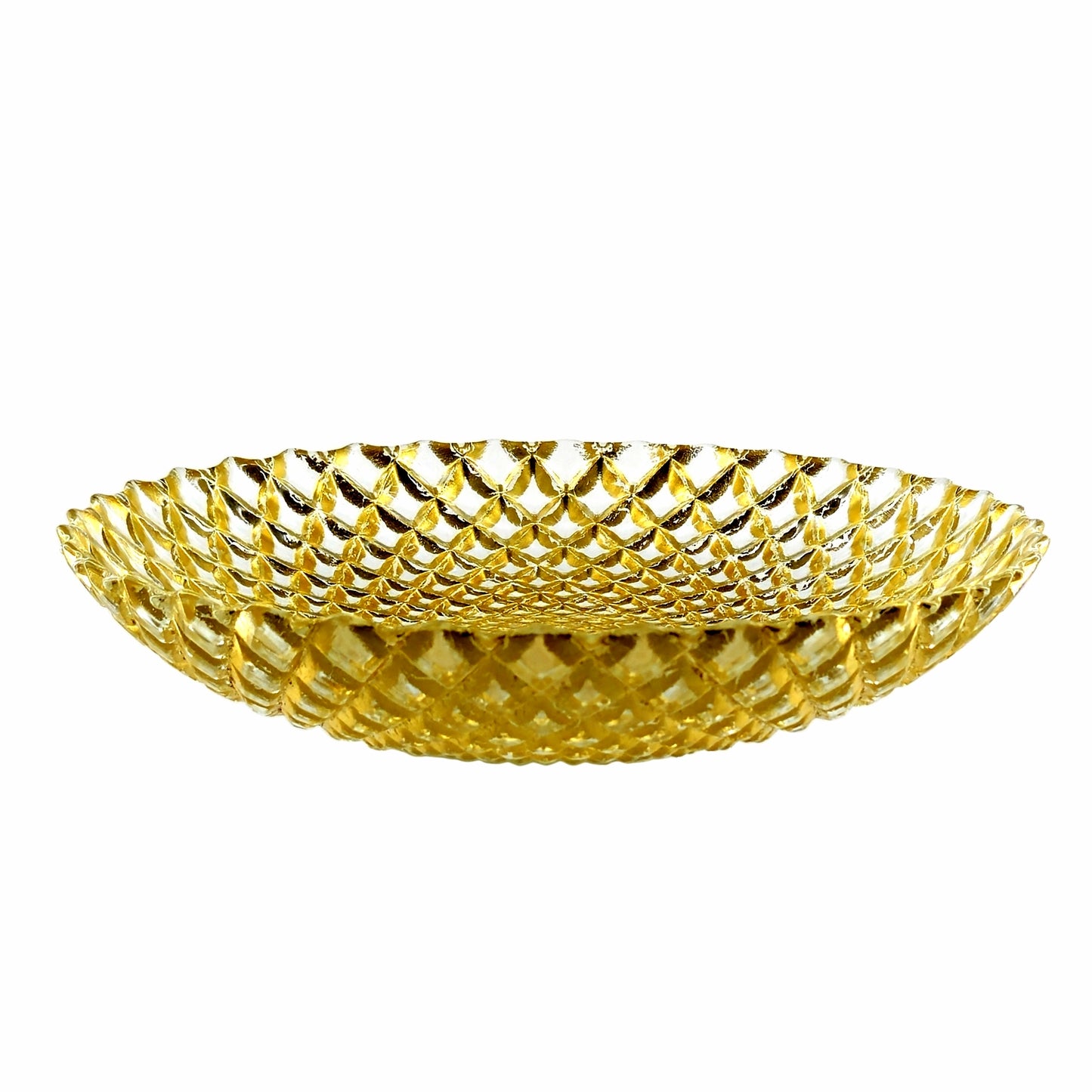 PAVO Gilded Glass Soup Plate