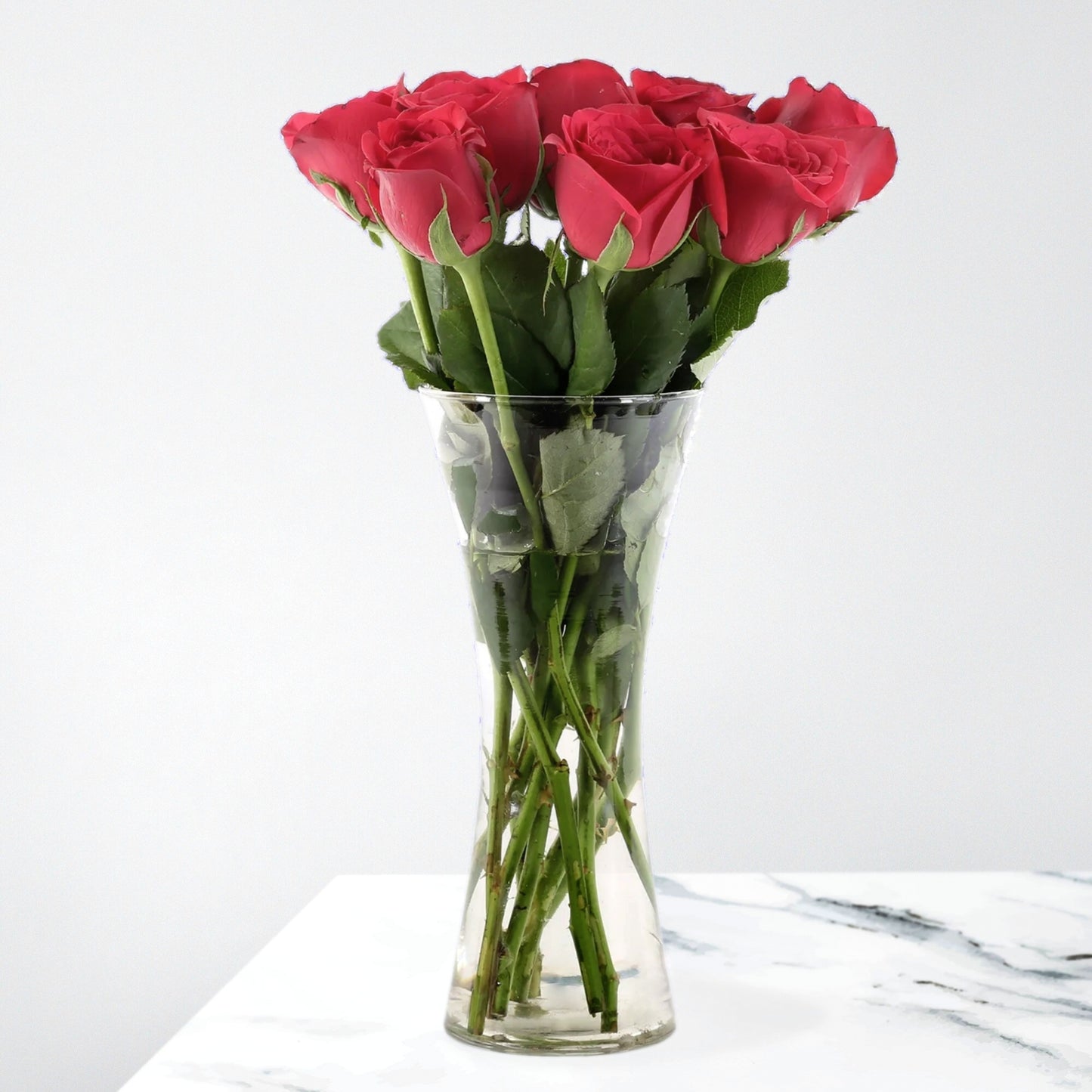 PATTY 12" Glass Bouquet Vase