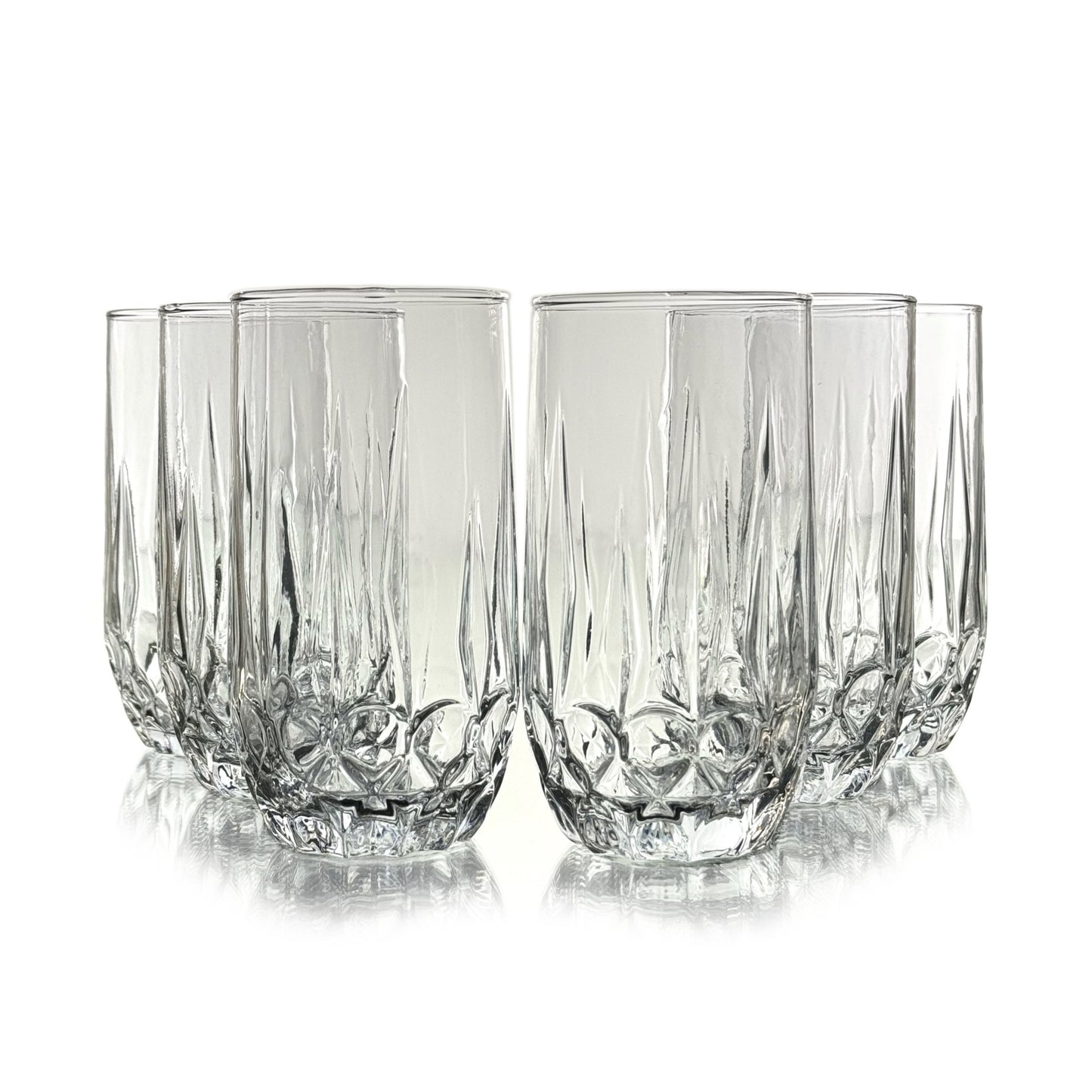 FIORA 14 oz Glass Tumbler Set