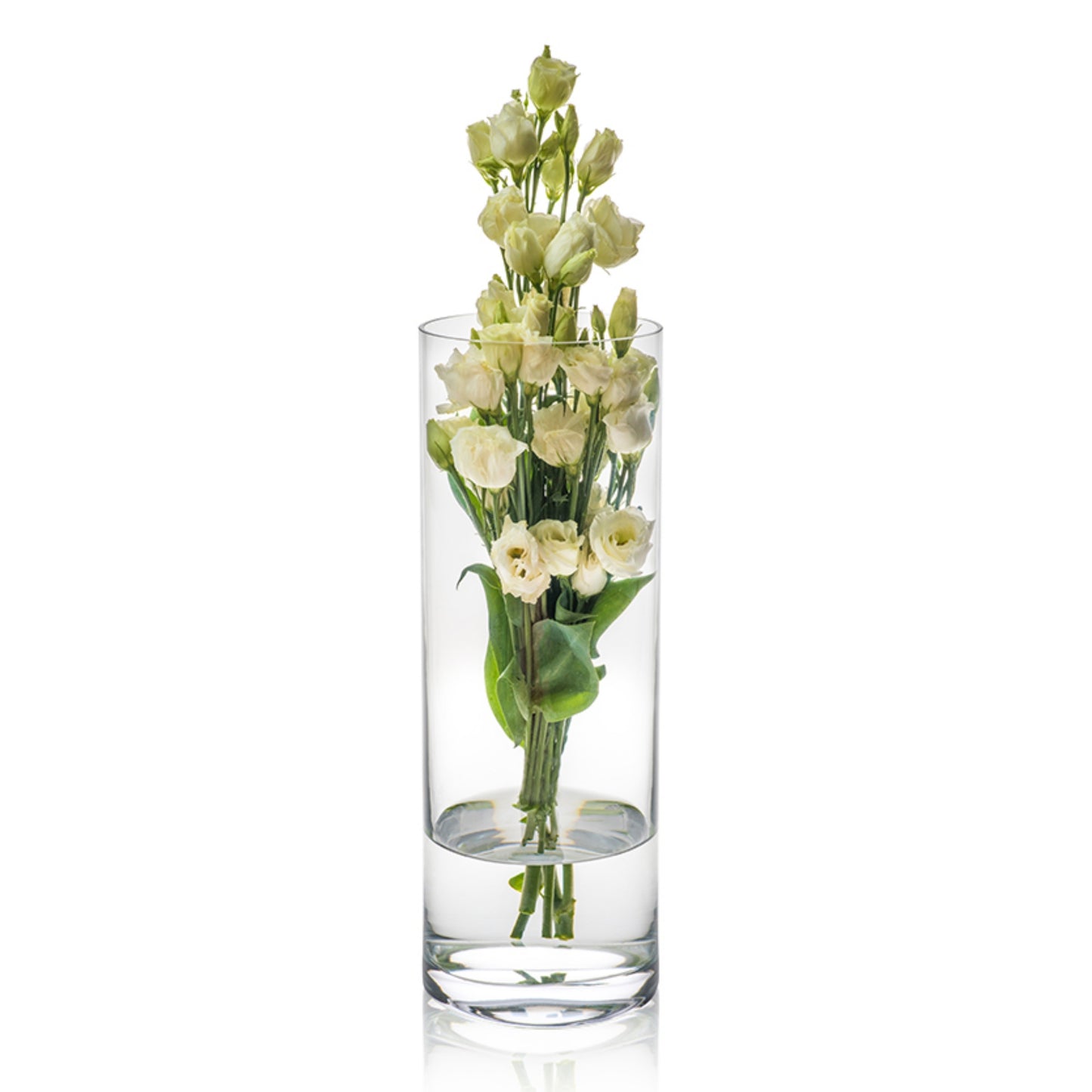 FLORA 12" Glass Cylinder Vase